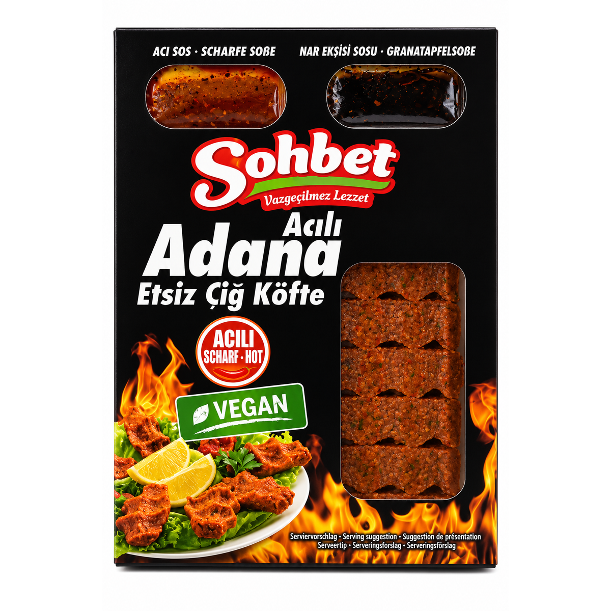 Sohbet adana durum cig kofte acili 180GR