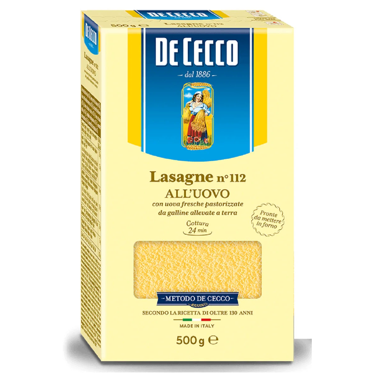 De cecco lasagne n°500GR
