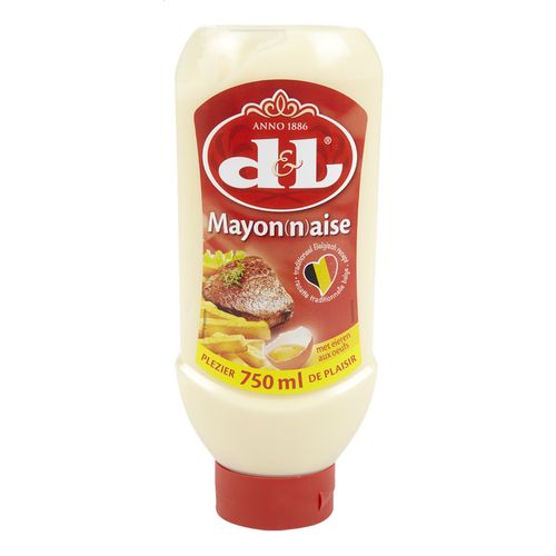 D&l mayonaise ei top down 750ml