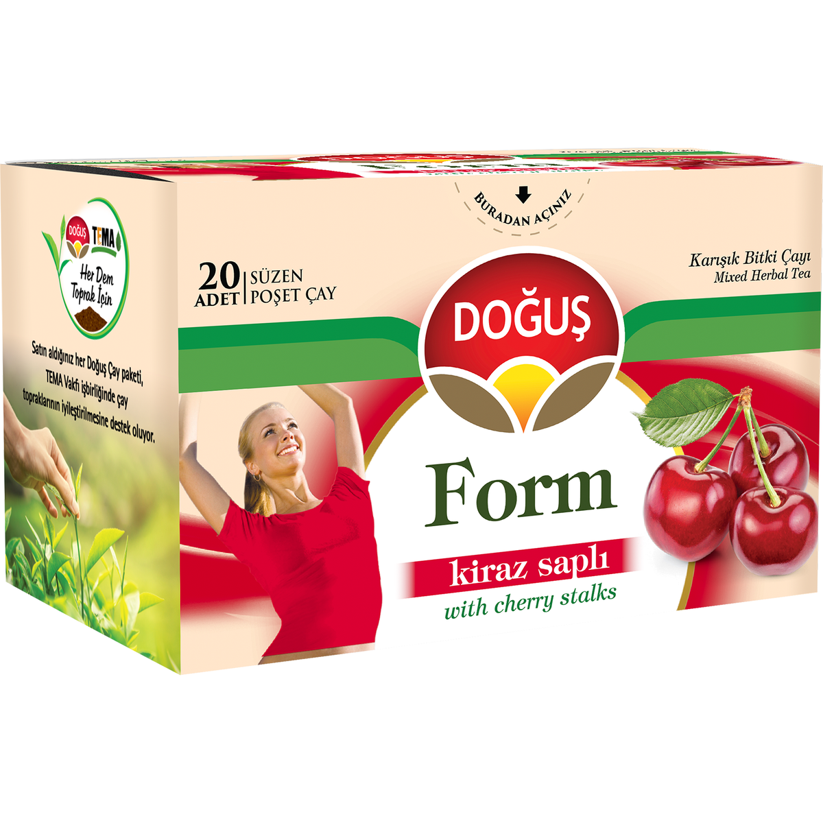 Dogus Form Thee Met Kersenstelen 20ST