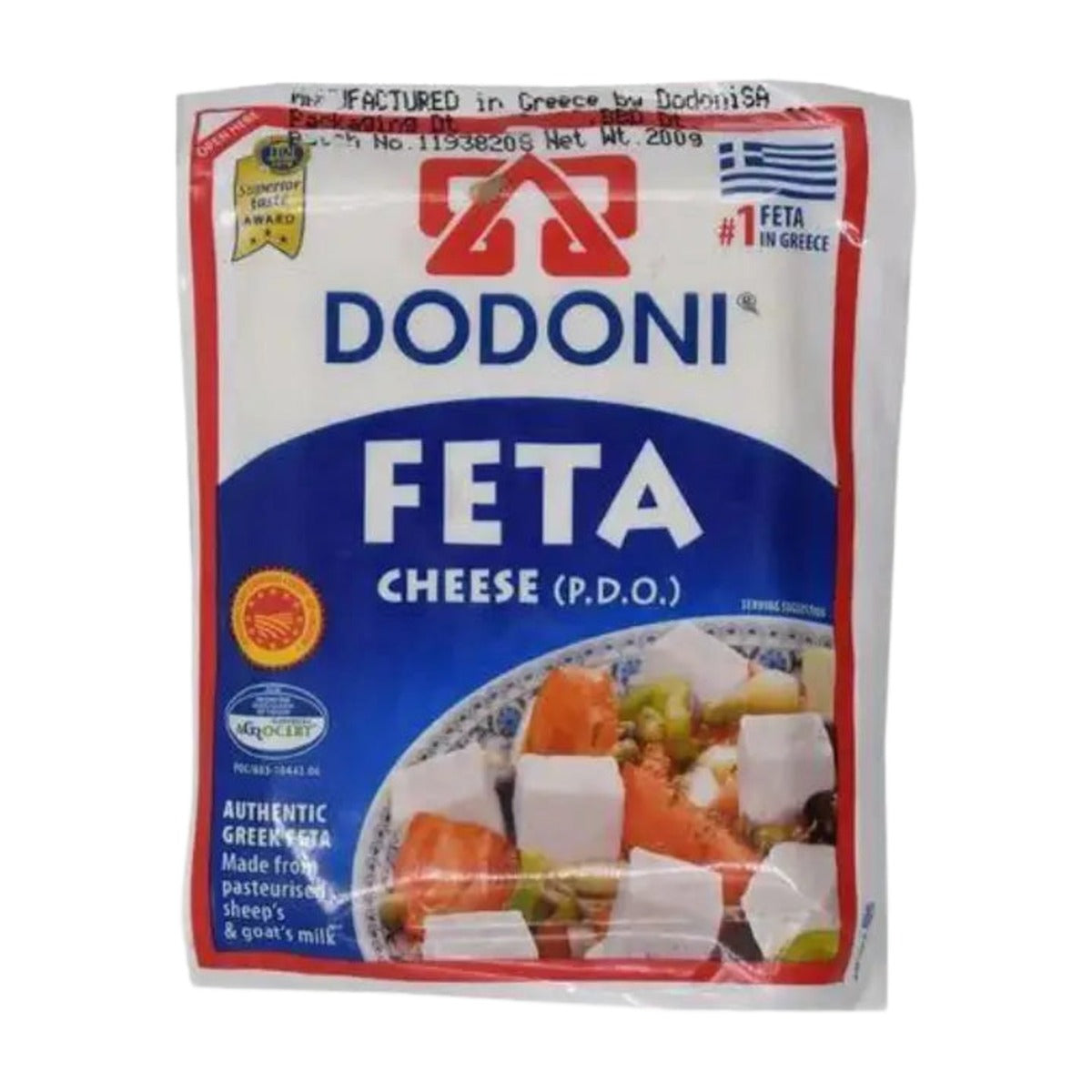 Dodoni feta kaas 200GR kutu