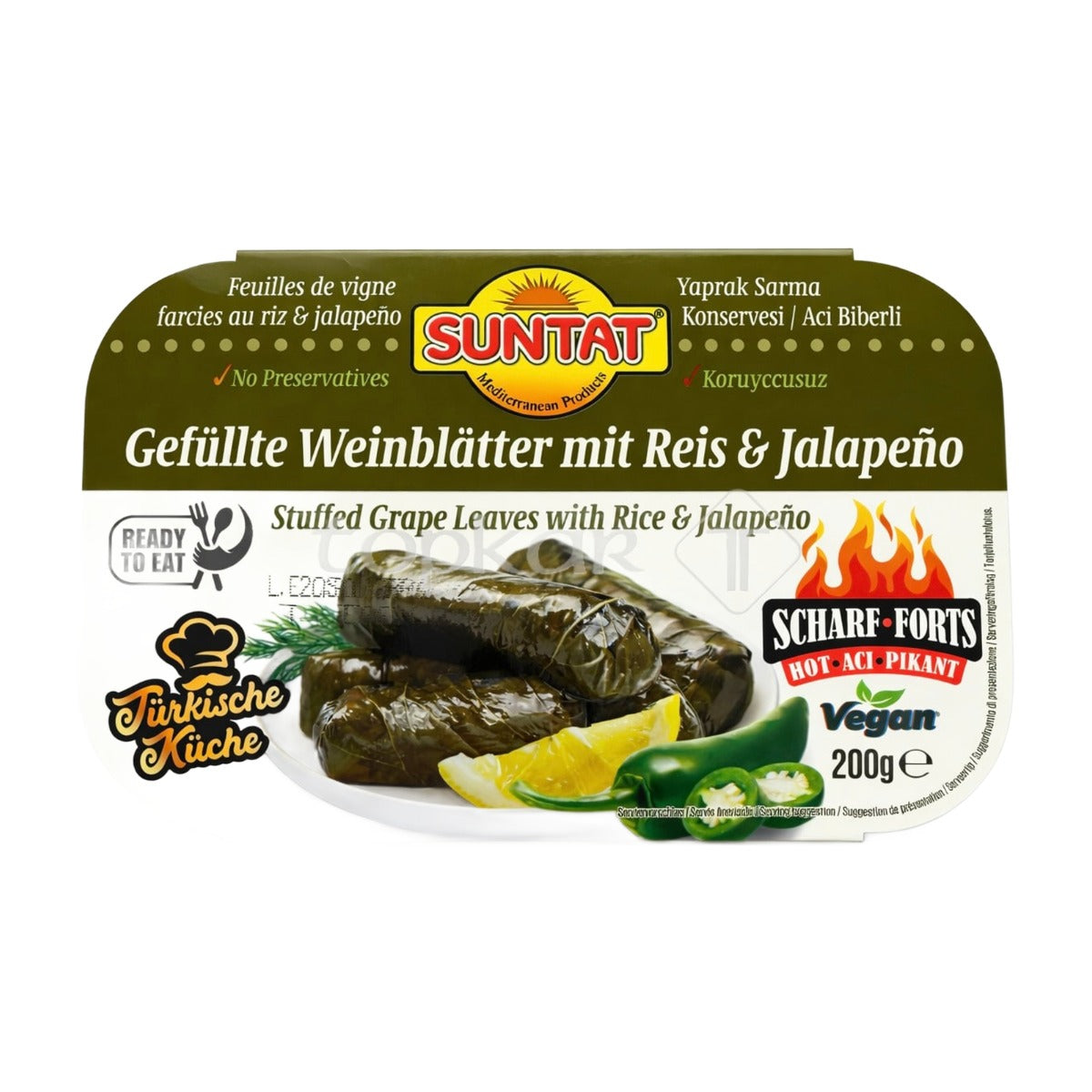 Suntat yaprak sarma acili jalapeno 200g