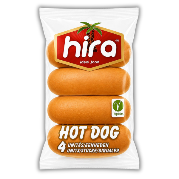 Hira 4 hot dog broodjes 250GR