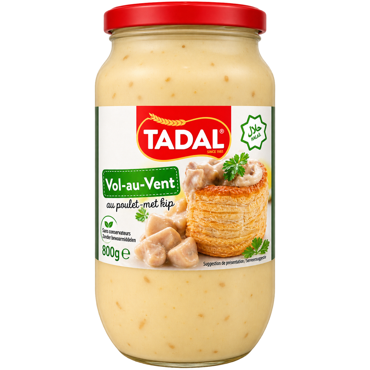 Tadal vol au vent 800GR
