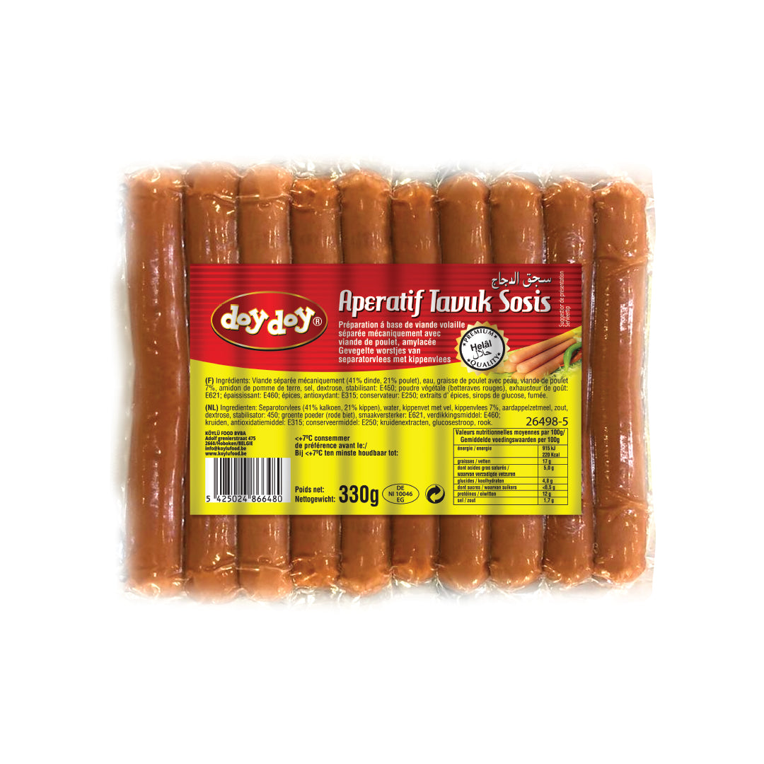 Doydoy aparatif tavuk sosis 400GR