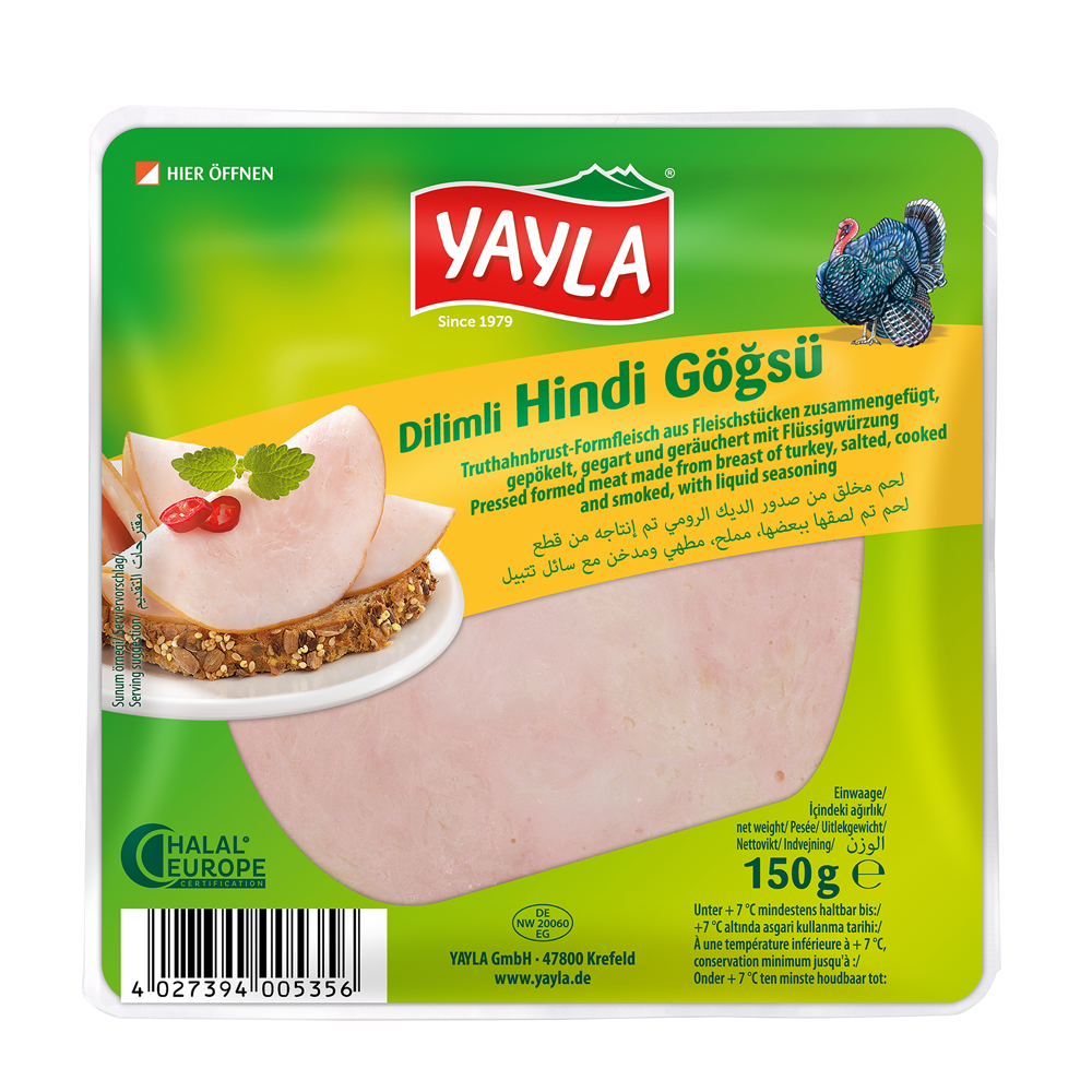 Yayla dilimli hindi gogsu 150GR