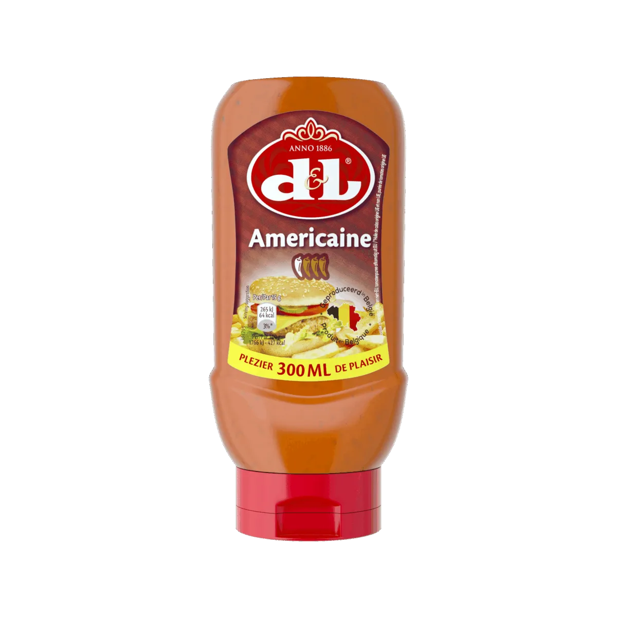 D&L americaine knijpfles 300ml