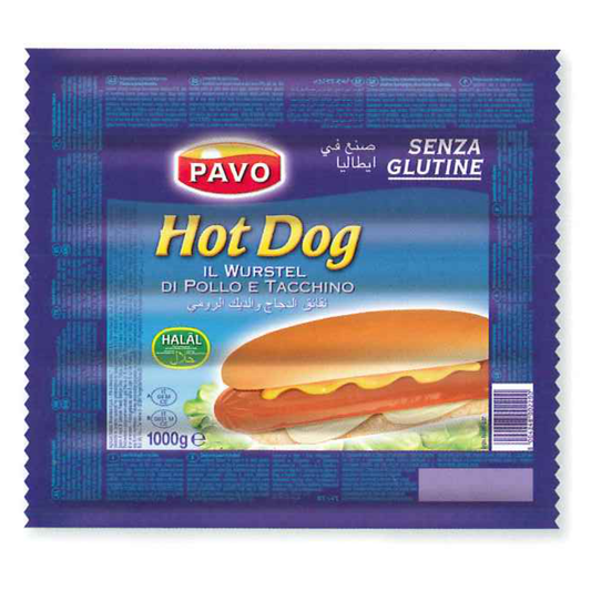 Pavo hot dog sosis 1000GR