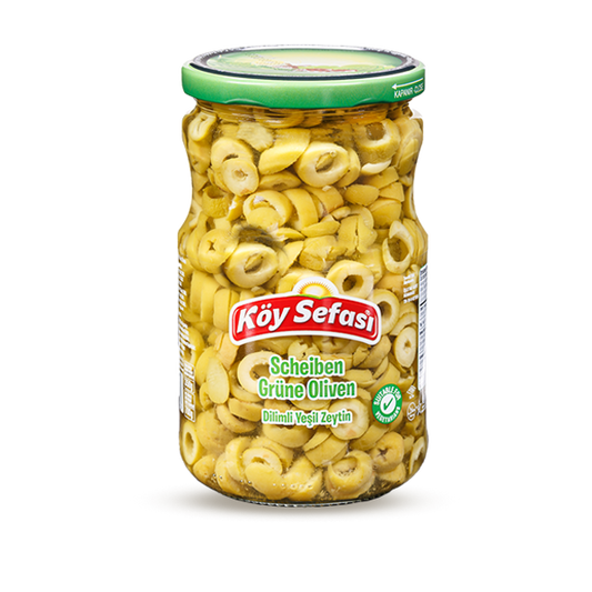 Gesneden Groene Olijven 700GR