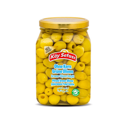 Koy Sefasi yesil zeytin cekirdeksiz 700GR cam
