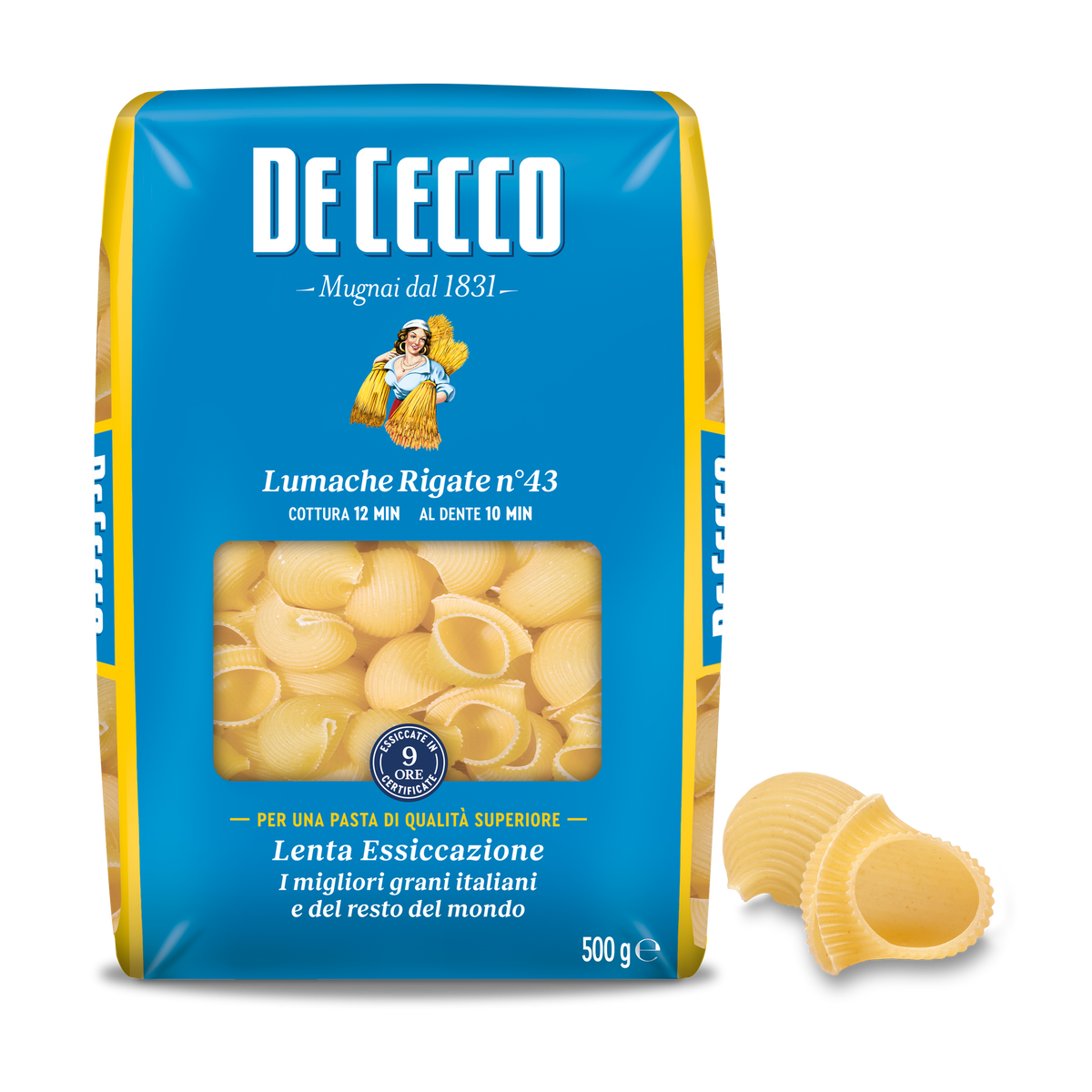De Cecco Lumache Rigate n° 43 500GR