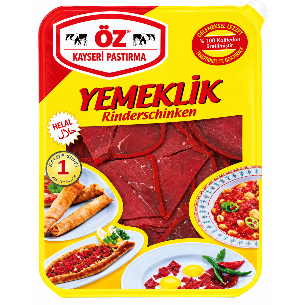 OZ KAYSERI YEMEKLIK PASTIRMA 200G