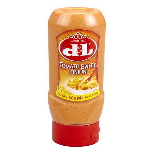 D&l tomato sweet onion 300ml knijpfles