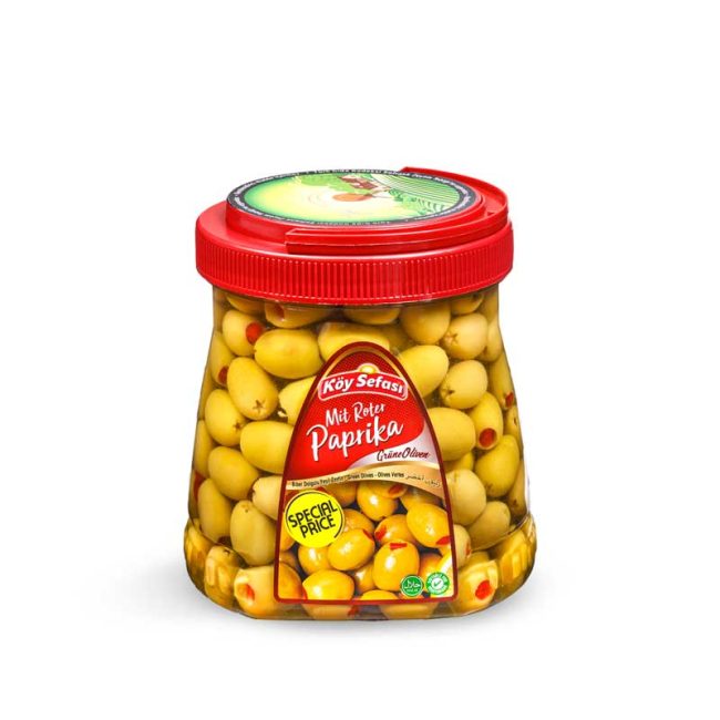 Koy Sefasi Groene Olijven Met Peper 700GR PET