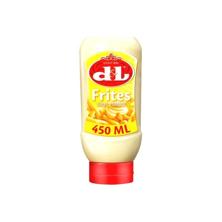 D&l frites saus top down 450ml