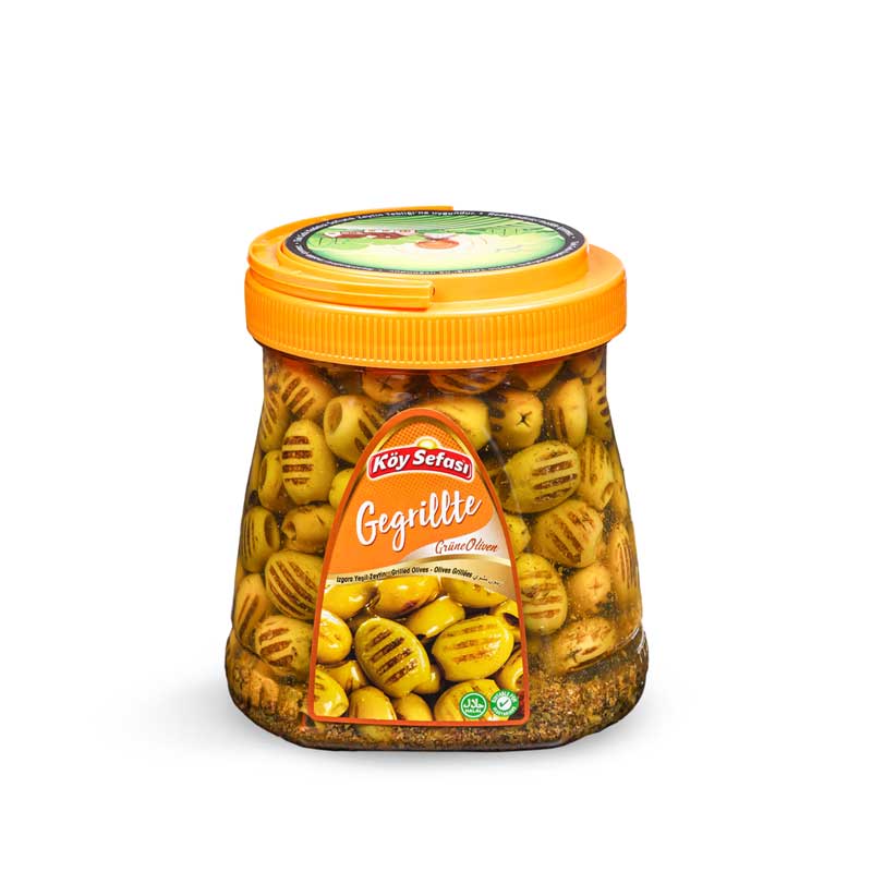 Koy Sefasi yesil izgara zeytin 600GR pet
