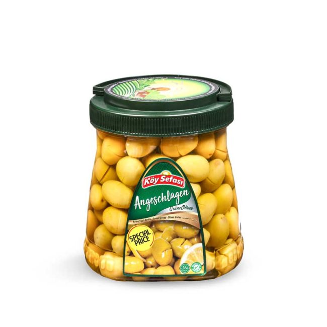 Koy Sefasi Gebroken Groene Olijven 700GR PET
