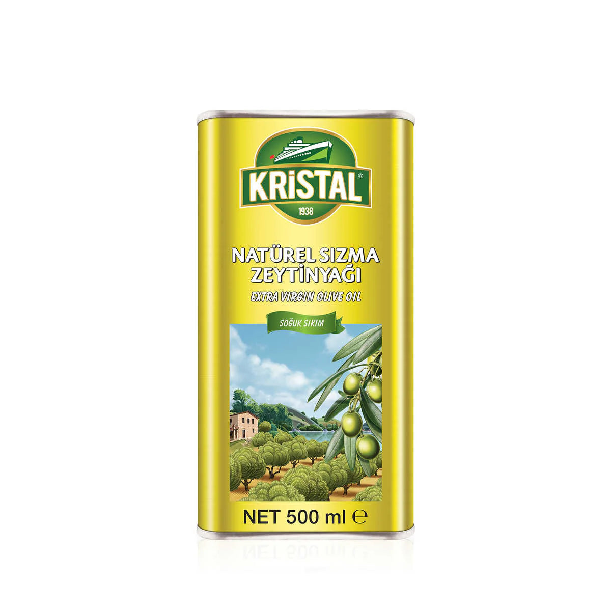 KRISTAL Virgin Olijfolie 0.5L