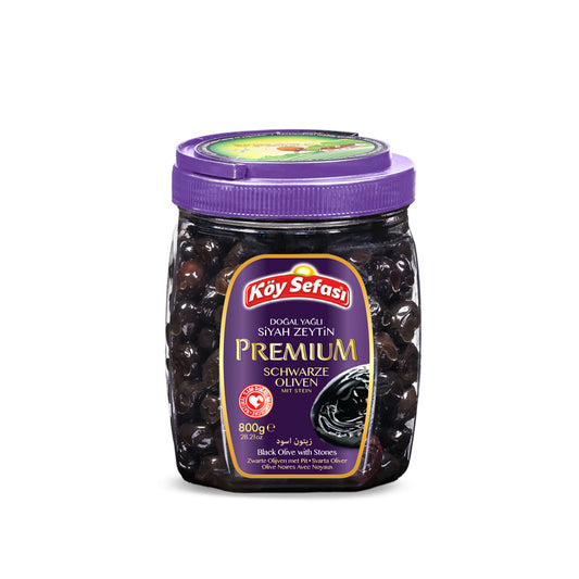 Koy Sefasi siyah sele zeytin premium pet 800GR