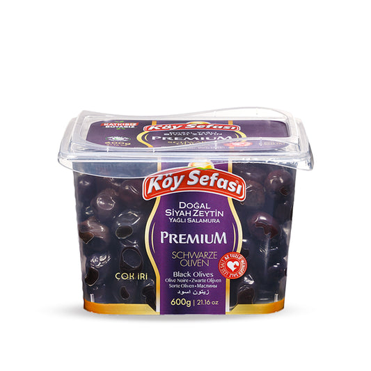 Koy Sefasi siyah y.sele zeytin premium gold 600GR kase